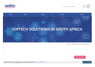 Fintech Solutions In South Africa