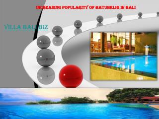 Increasing Popularity Of Batubelig In Bali