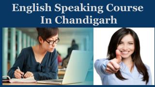 English Speaking Course In Chandigarh