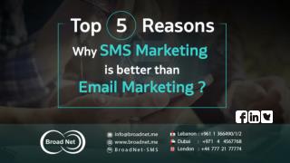 Top 5 Reasons Why SMS Marketing is better than Email Marketing