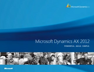 Microsoft Dynamics AX - A New Generation in ERP