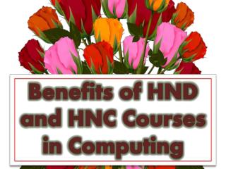 Benefits of HND and HNC Courses in Computing