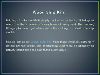 wood ship kits