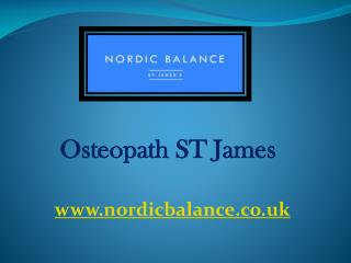 Osteopath ST James - www.nordicbalance.co.uk