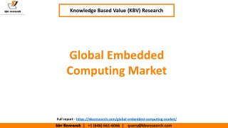 Embedded Computing Market Segmentation