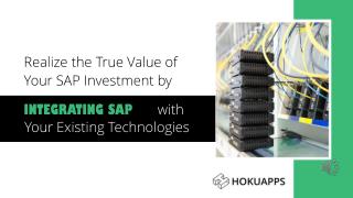 Realize the true value of your SAP investment by integrating SAP with your existing technologies