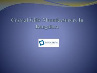Glass Mementos In Bangalore
