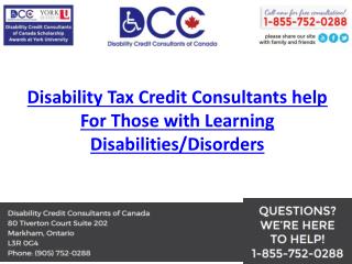 Disability Tax Credit for Speech Impairment