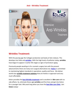Wrinkle treatment | anti aging | skin tightening | lip wrinkles | eye wrinkle