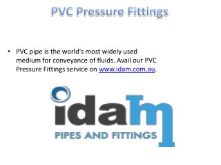 PVC Pressure Fittings