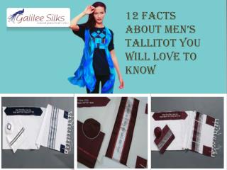 12 facts about men’s Tallitot you will love to know