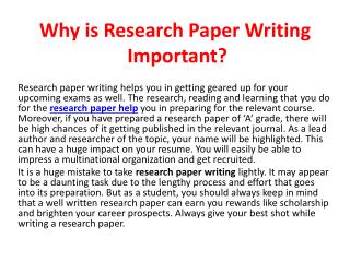 MyAssignmenthelp.com is the Most Reliable Research Paper Help in Canada