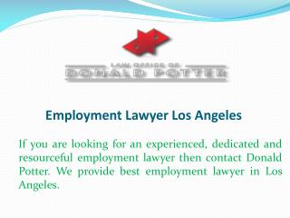 Employment Lawyer Los Angeles