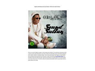 Big New Hit Releases By Sound Sultan- All That You Need To Know