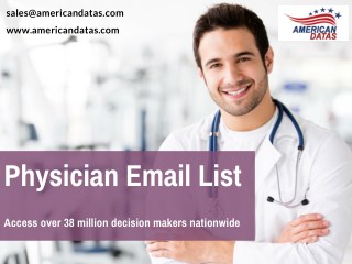 Physician Email List| Mailing Addresses | Physician Database