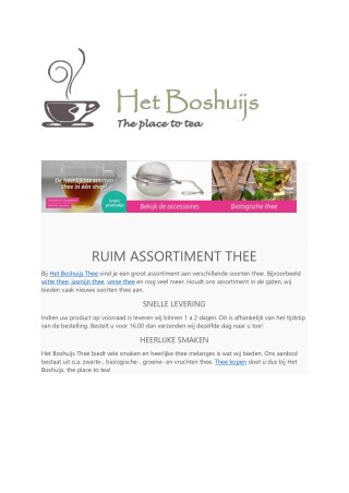 Het Boshuijs Thee