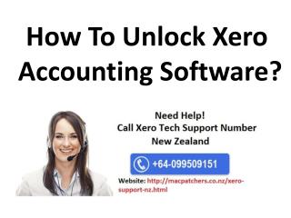 How to Unlock Xero Accounting Software?