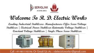 Servo Voltage Stabilizer Manufacturers