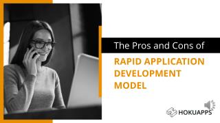 The Proas and Cons of Rapid Application Development Model | HokuApps