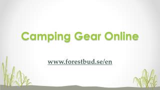 Camping Gear Online