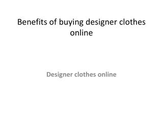 Designer Dress Online