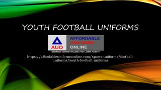 Youth Football Uniforms