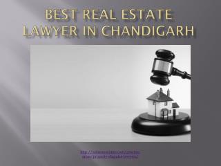Best Real Estate Lawyer In Chandigarh