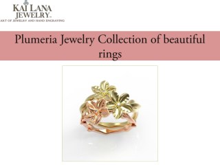 Plumeria Jewelry Collection - Kailana Jewelry