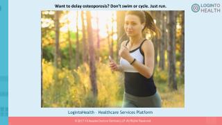 Want to delay osteoporosis? Don’t swim or cycle. Just run.