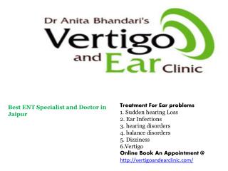 Vertigo and Ear Clinic-Book an Appointment