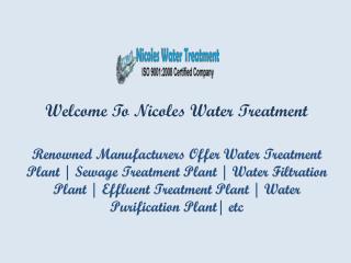 Sewage Treatment Plant In Delhi