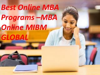 Best Online MBA Programs and are profiting