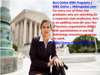 Business organization (MBA) with Best Online MBA Programs