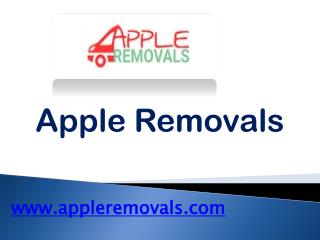 Apple Removals - www.appleremovals.com