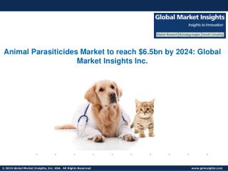 Animal Parasiticides Market trends research and projections for 2017-2024