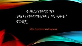 SEO companies in New York