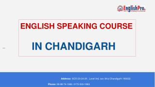 English Speaking Course in Chandigarh