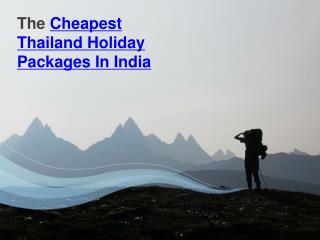 Thailand Tour Packages in India