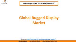 Global Rugged Display Market Size