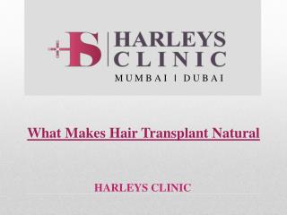What Makes Hair Transplant Natural