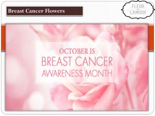 Breast Cancer Flowers