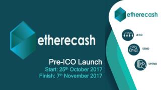 Etherecash ICO PPT Revised 30.10.17