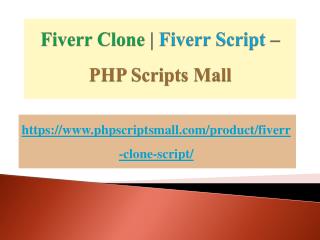 Fiverr Clone | Fiverr Script – PHP Scripts Mall