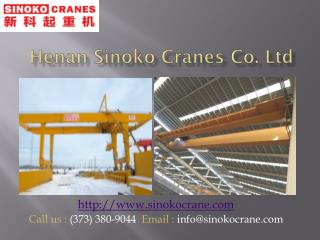 Henan Sinoko Cranes Co. LTD