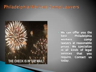 PA Workers' Compensation Lawyers