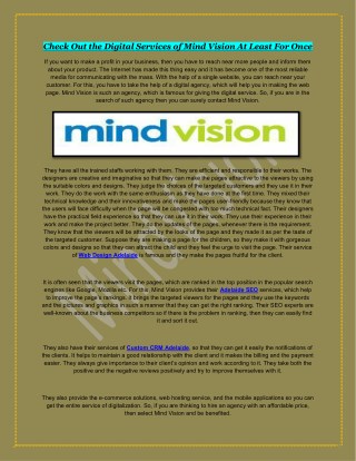 MindVision Adelaide SEO