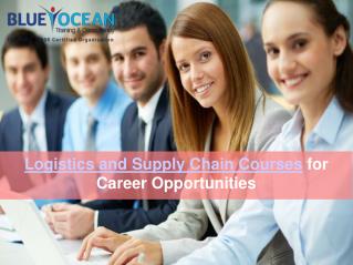 Logistics and Supply Chain Courses for Career Opportunities