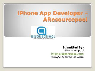 iPhone APP Developer at AResourcepool
