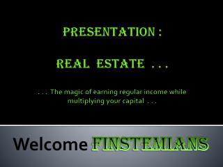 Finstem Group - Welcome - The World of Real Estate