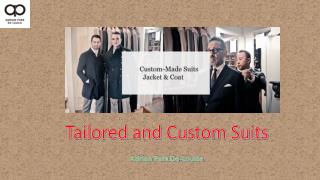 Tailored & Custom Suits Designer in Chicago, USA